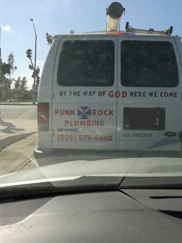 punk rock plumbing from God